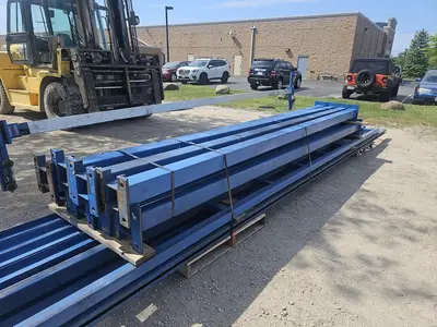 USED GORBEL 1/2 TON ALUMINUM BRIDGE FREESTANDING CRANE