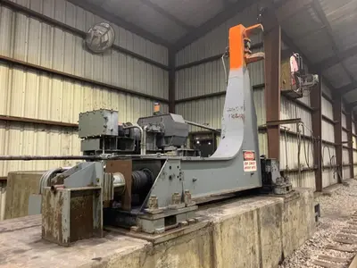 Rail Car to Barge Coal Transloading, tilter, dumper