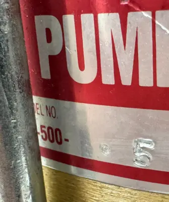NEW HYDRAULIC ENGINEERING CORP. 10-500-.5 SC PUMP