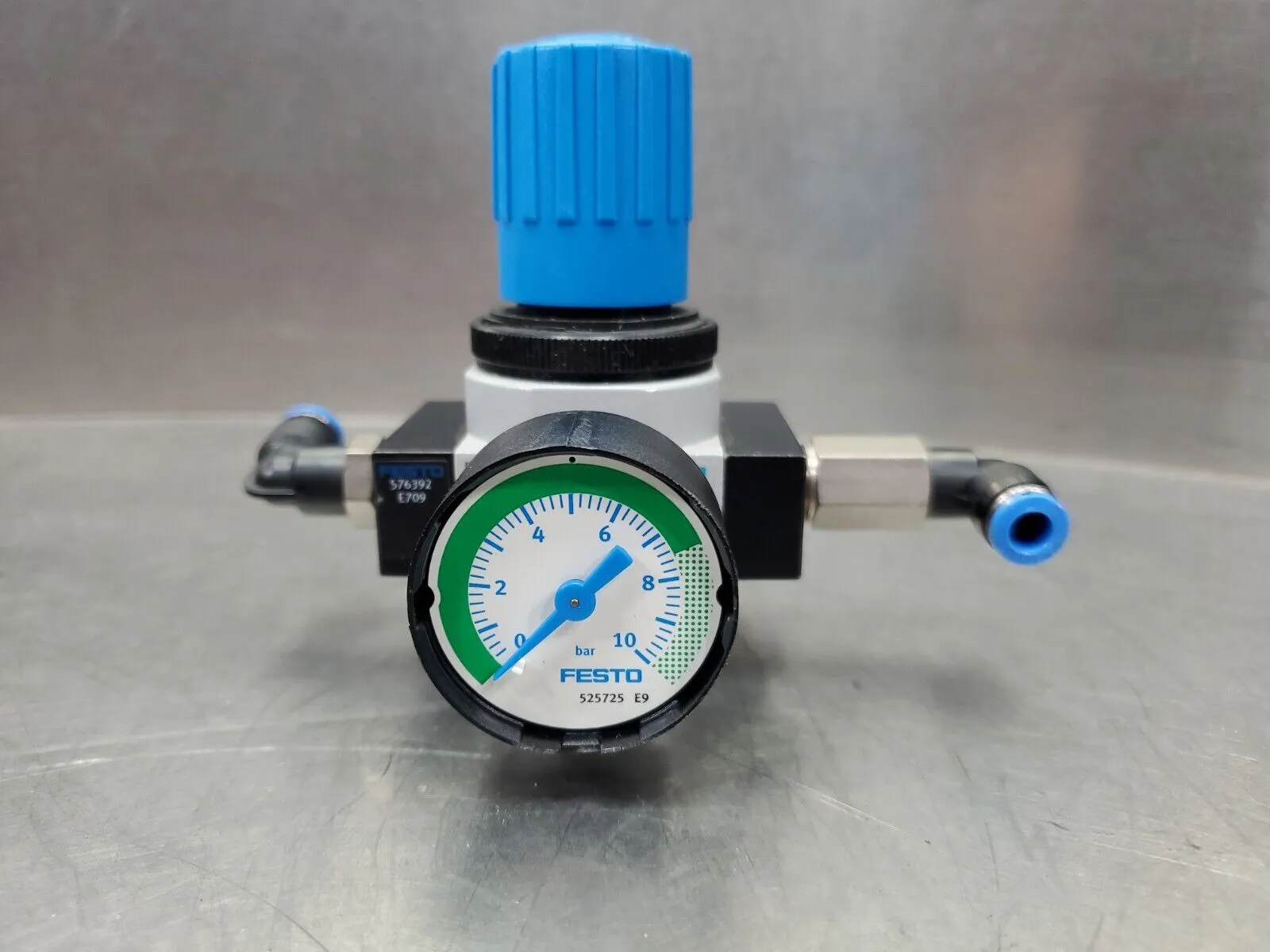 Festo Pneumatic LR-...-D-I-MINI E643 Pneumatic Regulator (Missing Cover) 4C-2
