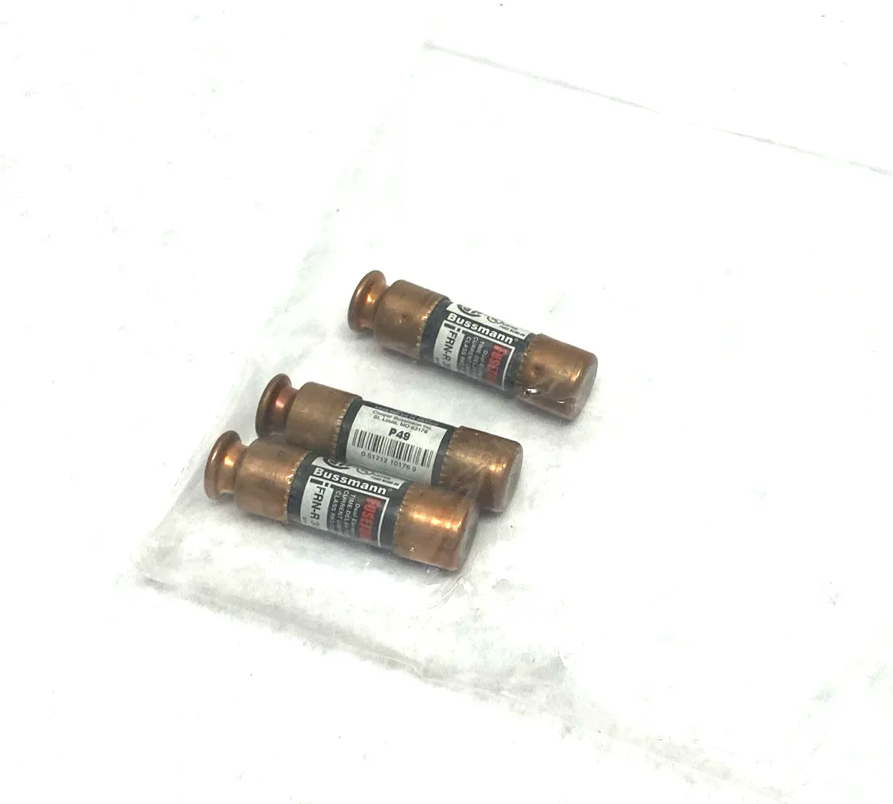 USED BUSSMANN FUSETRON DUAL-ELEMENT TIME DELAY FUSE