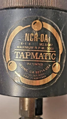 Used TAPMATIC 47567567657789 Tapping Heads | Amiron Machinery #741120