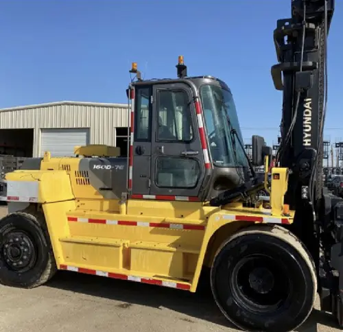 Used 2013 HYUNDAI 160D-7E Internal Combustion Forklifts: Pneumatic Tire Pennsylvania US | National Lift Equipment #1400256