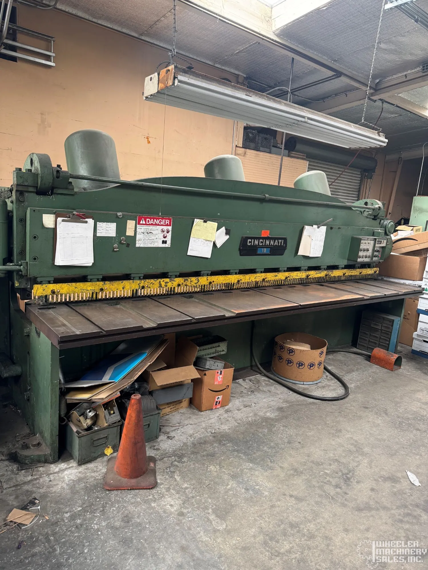 CINCINNATI 1812 Power Squaring Shear 144" X 1/4" #8180 #2