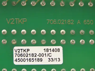 SMS Elotherm V2TKP Printed Circuit Board PCB Backplane 70602182-001 C