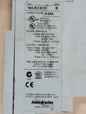 USED ALLEN-BRADLEY 193-EC2CD
