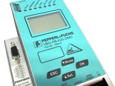 USED PEPPERL+FUCHS ASI TO PROFIBUS GATEWAY, DOUBLE MASTER, 189978