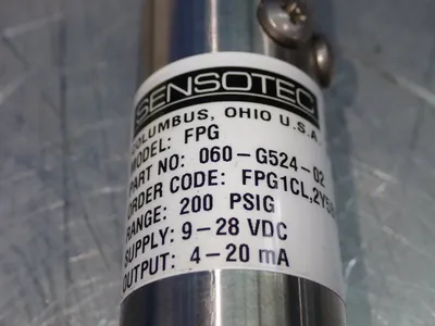 New | in-Stock SENSOTEC 060G52402 Pressure Transmitters Ohio US | HGR 24 #782525