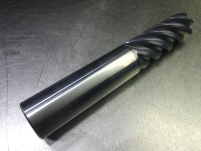Kyocera/SGS 1" 6 Flute Carbide CR Endmill 1" Shank .25" R 35161 (LOC2180)