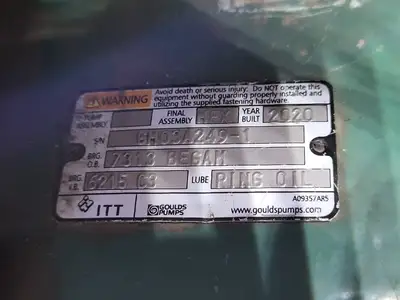 Used 2020 GOULDS PUMPS 3700 Parts (Hydraulics and Pneumatics) British Columbia CA | Lenmark #1440652