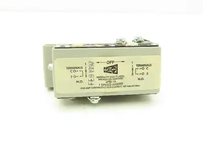 Duct-O-Wire PB-1A Single Speed Two Button Insert 125VAC 1A Per Contact NO