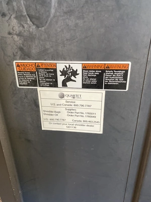 Used GBC SHREDMASTER 4260X Paper Shredders Michigan US | Miedema Asset Management Group #1334053