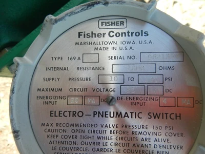 Fisher 8" 150 Class, 316 Stainless E-Disc Control Valve