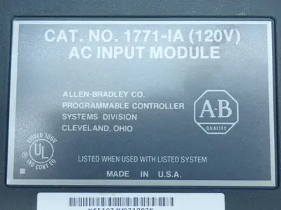 USED ALLENBRADLEY 1771ASB