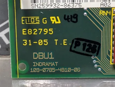 Indramat DBU1 Servo Interface Board 109-0785-4B10-06 / 109-0785-4A10-06 Used