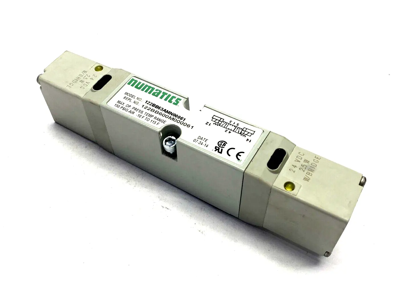 122BB63AMN00061 | Numatics  Solenoid Valve - Used