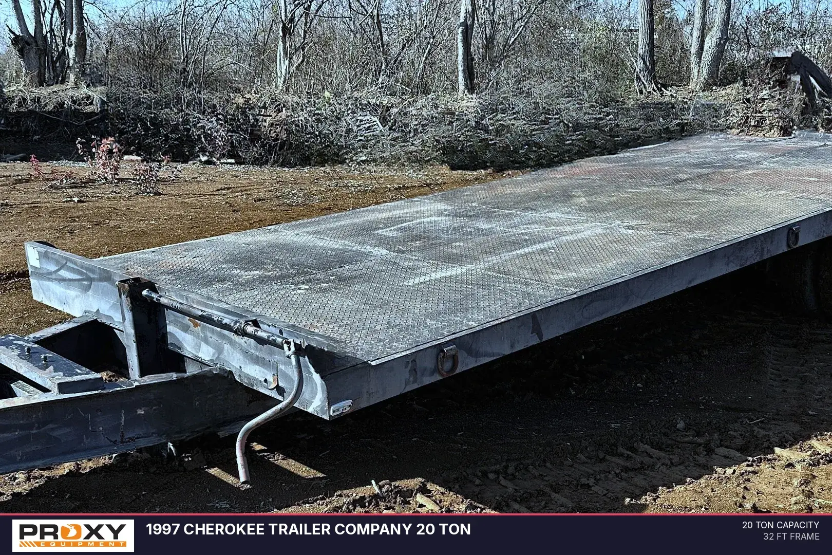 Used 1997 CHEROKEE TRAILER COMPANY 20 TON Flatbed Trailers Kentucky US | Proxy Equipment #1377883