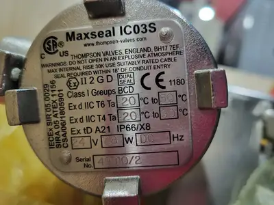 NEW 2014 HP VALVES/KEY VALVE TECHNOLOGIES SDV-24100C