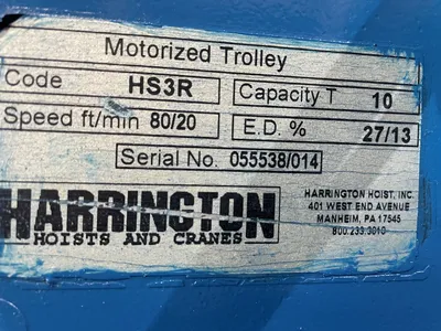 USED HARRINGTON 160K5RH3/2