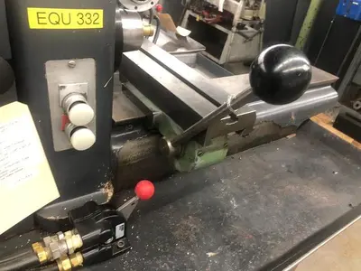 2787-440 DUNHAM SECOND OPERATION LATHE WITH HARDINGE QUICK PRODUCTION CROSSLIDE
