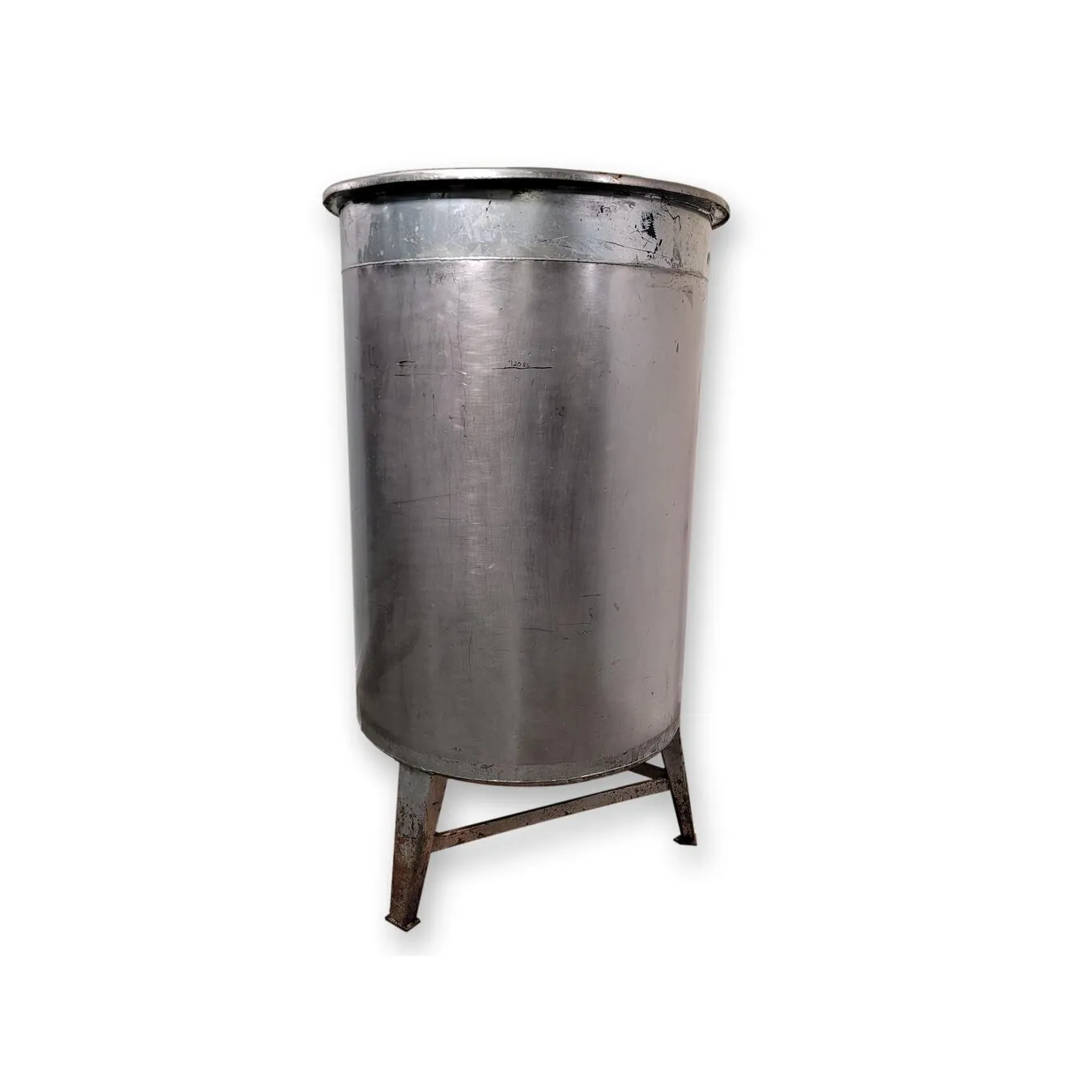 Used Stainless Steel Liquid Tank - 200 Gallon