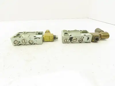 Zimmerman Zim-Air Pneumatic Air Valve Aluminum Manifold 1/4"npt  Lot of 2