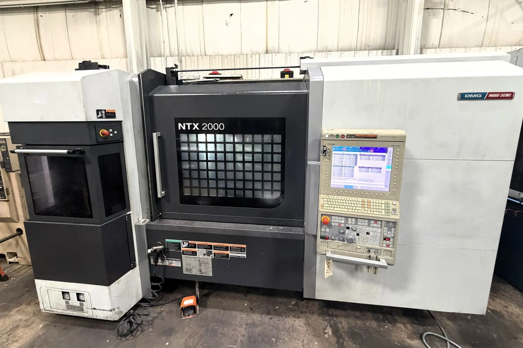 2014 DMG Mori Seiki NTX2000/1500SZM CNC Mill Turn Machining Center