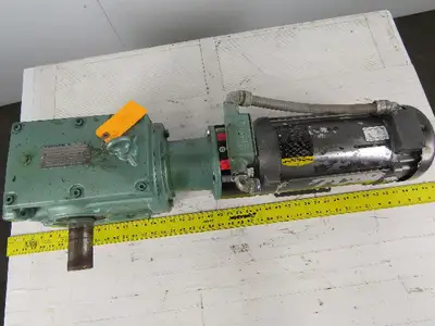Sew Eurodrive S72LP145 2Hp 180VDC Gear Motor 71.32:1 Ratio Brake Baldor CDP3585