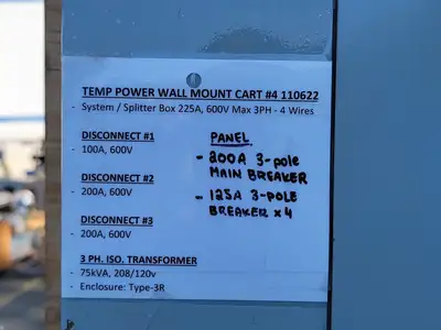 75 kVA Mobile Temporary Power Station
