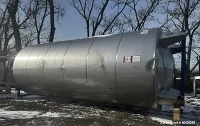 Used Rolec 25,931 Gallon Stainless Steel Storage Tank – Jacketed Brewery Vessel with Multi-Zone Heating