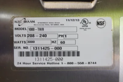 USED Alto-Shaam 1000-TH/II