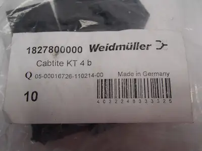 New | in-Stock Weidmuller KT 4 b Electrical Fittings Michigan US | Maverick Industrial Sales #1489880