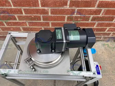 Stainless Steel Overhead 8" Stirrer w/ Lenze Inverter Drive, OM Motor, Gear Head