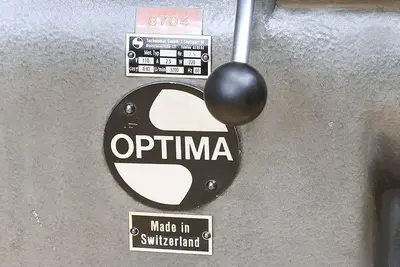 OPTIMA (MADE IN SWITZERLAND) "HIGH-PRECISION" UNIVERSAL DRILL GRINDER