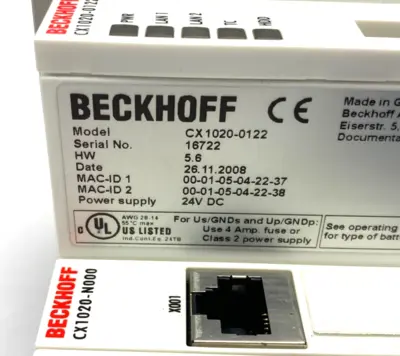 Used Beckhoff Basic CPU Module PLC Processors Michigan US | Maverick Industrial Sales #1389234