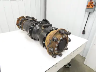 Hyster E80XN Forklift Front Dual Wheel Drive Axle Assembly 8-Lug Off E80XN
