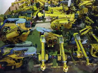 Used FANUC, VERY LARGE  QUANTITY VARIOUS MODELS & CAPACITES AVAILABLE Robots | Harbor Machinery Inc. #1283331