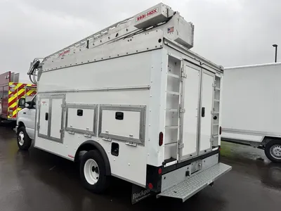 Used 2022 FORD E-450 SD VAN LADDER AERIAL LIFT VAN Bucket (boom) trucks Minnesota US | Carco Truck & Equipment #1548892