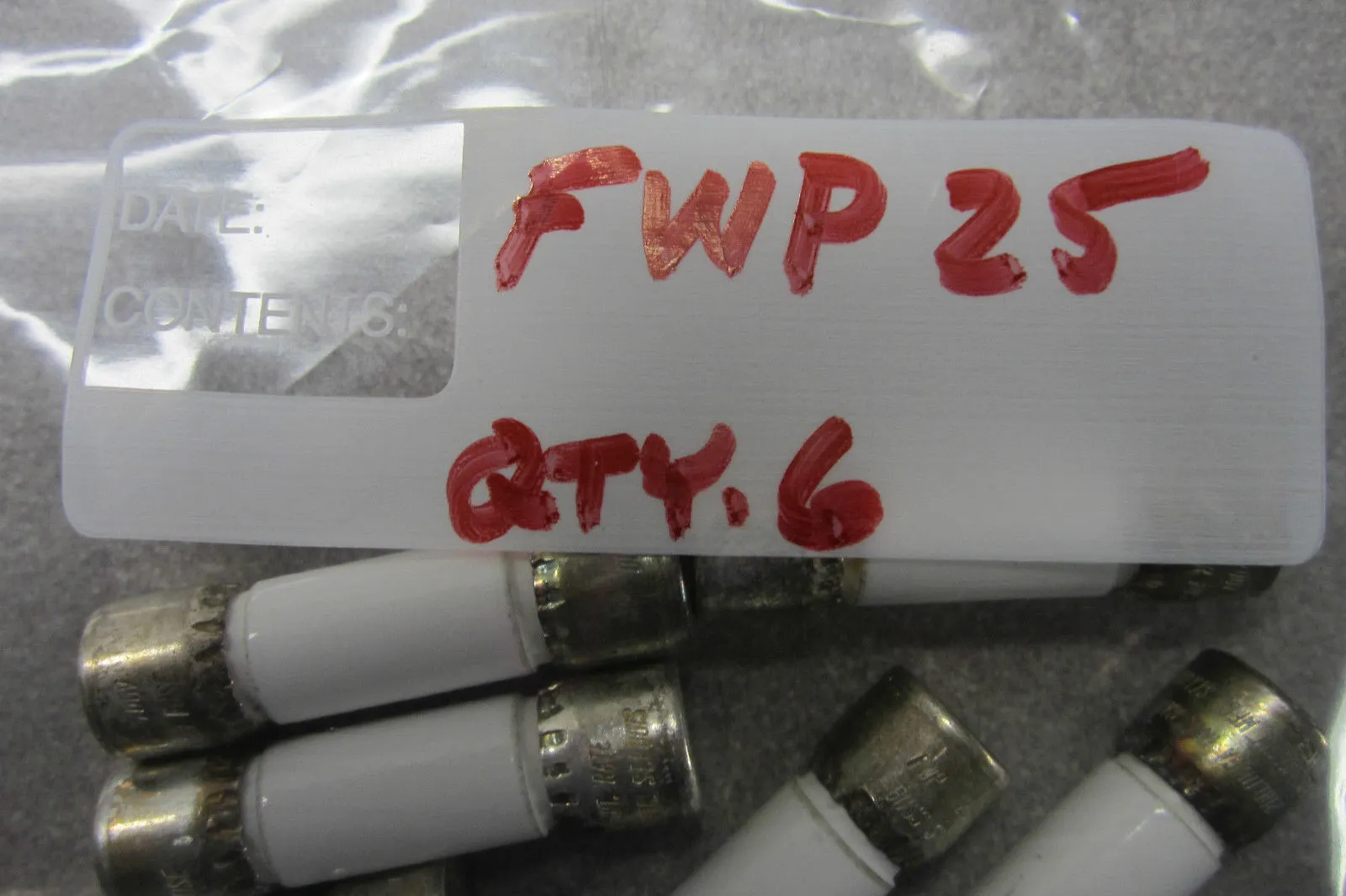 6 NEW BUSSMANN FWP-25 FUSES FWP25