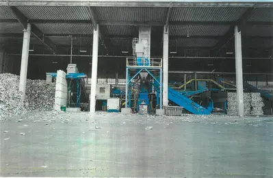USED BOLLEGRAAF PAPER SORTING SYSTEM
