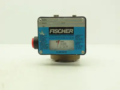 Fischer FW-G-50-025-C-R-0-30 Flow Meter 1/4" NPT 0-50 SCFH