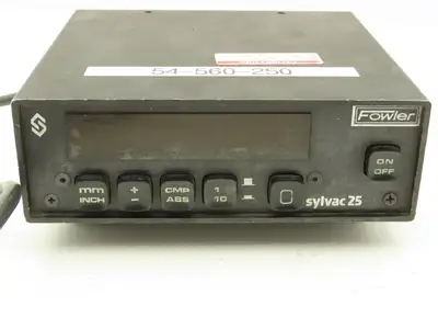 Fowler Sylvac D25 Digital Indicator Gage Display 115V  -Not Working-