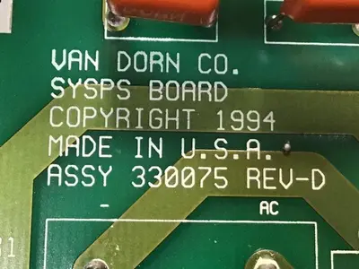 USED VAN DORN 330075