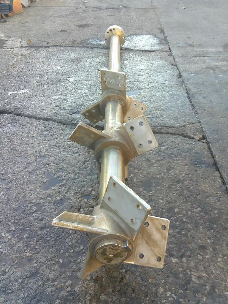 SPC9111  Agitator 5" dia x 141" long agitator shaft, Stainless Steel