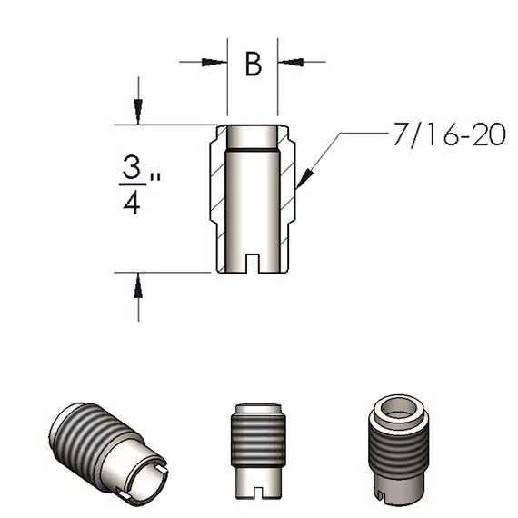 No. 5 Type O Round Die
