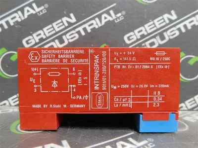 Stahl 9011/01-280/220/00 Intrinspak Safety Barrier 24VDC 137 Ohm Used