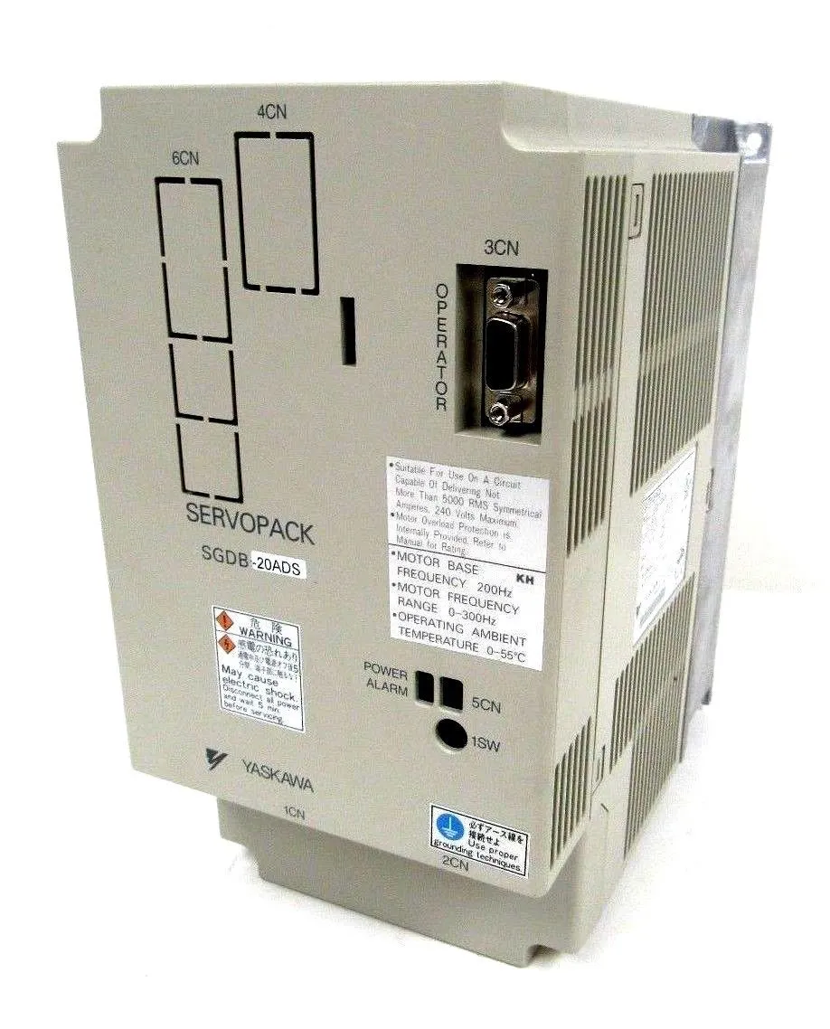 NEW YASKAWA ELECTRIC SGDB-20ADS SERVOPACK 200/230V 3 PHASE 12A 1.8 KW 2.41HP