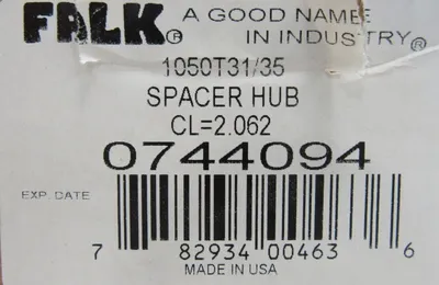 NEW FALK 0711610 SPACER ASSEMBLY 1050T31 0744094 0744094 0775807 1050T10