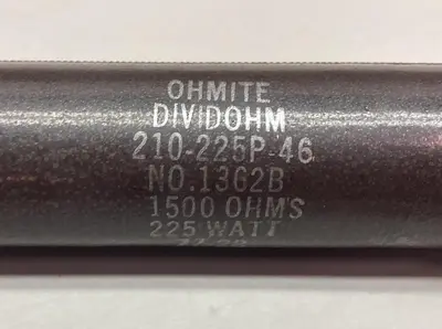 Used OHMITE 1362B 210-225P-46 Miscellaneous Equipment (Electrical & Power) Ohio US | Surplus Asset Holdings #1209415