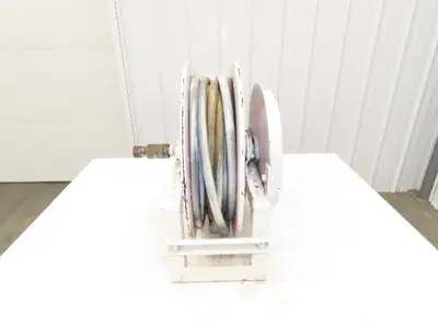 Hannay Reels 716-19-20-10.5J SR Retractable Industrial Air Hose Reel 1/2" X 39'